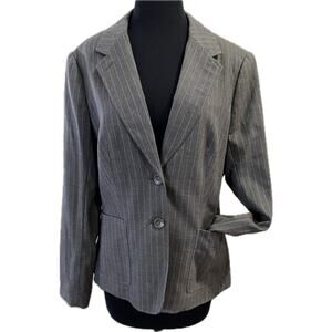 Limited blazer - gray pin stripe Size 14 - 50% wool